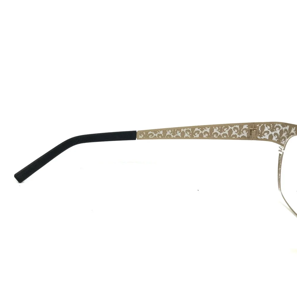 J.F. Rey Eyeglasses Frames JF2559 3030 Red Gold Cat Eye Fleur De Lis 53-16-132